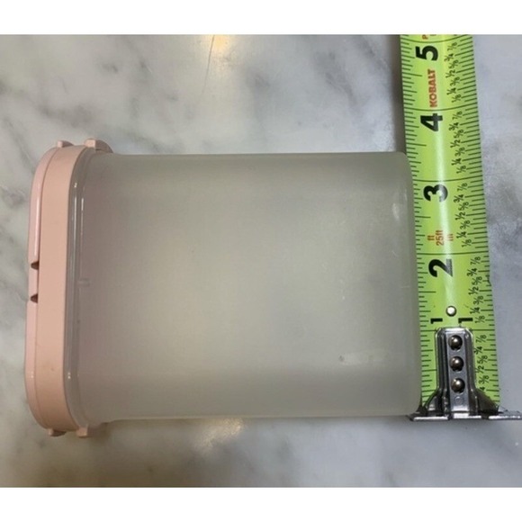 Vintage Retro Tupperware Modular Mates 4-Set 1970s Oval Spice Shakers Lidded - Picture 4 of 7